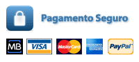 Pagamento Seguro - Compre os seus cosméticos com toda a segurança e os principais métodos de pagamento (Multibanco, Visa, Mastercard, Amex e Paypal)